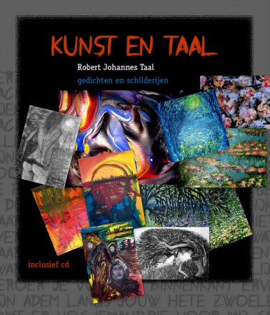 Voor kant bundel kunsten taal met gedichten en schilderijen